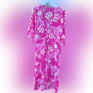 Vince Camuto Pink Duster Size M